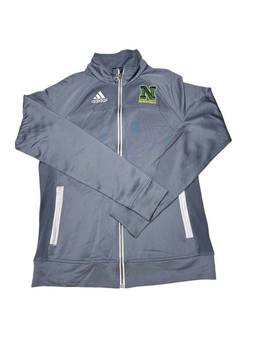 Adidas Gray Track Climalite Jacket‎ Long Sleeve Men’s Size Small - Picture 3 of 7